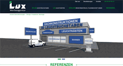 Desktop Screenshot of lux-werbung.de