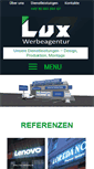 Mobile Screenshot of lux-werbung.de